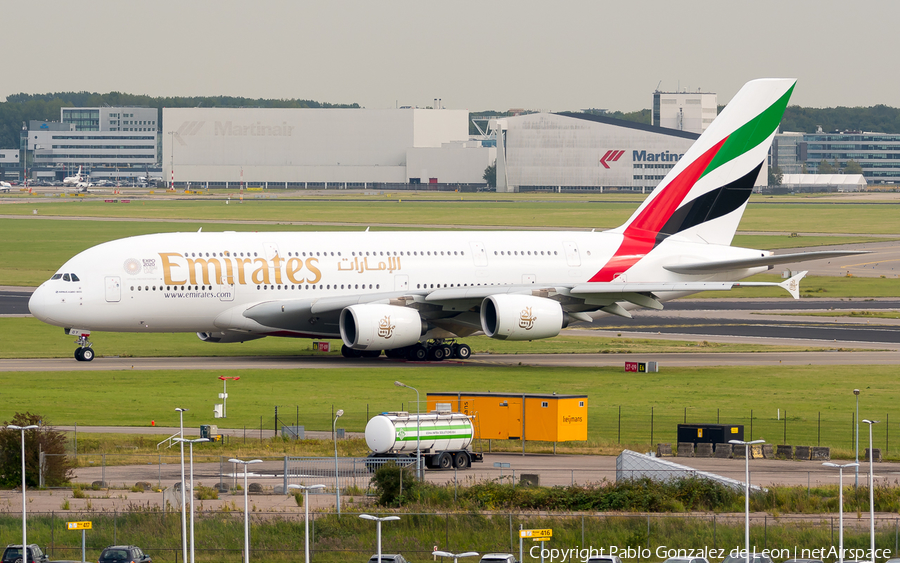 Emirates Airbus A380-861 (A6-EOY) | Photo 350516