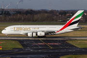 Emirates Airbus A380-861 (A6-EOZ) at  Dusseldorf - International, Germany