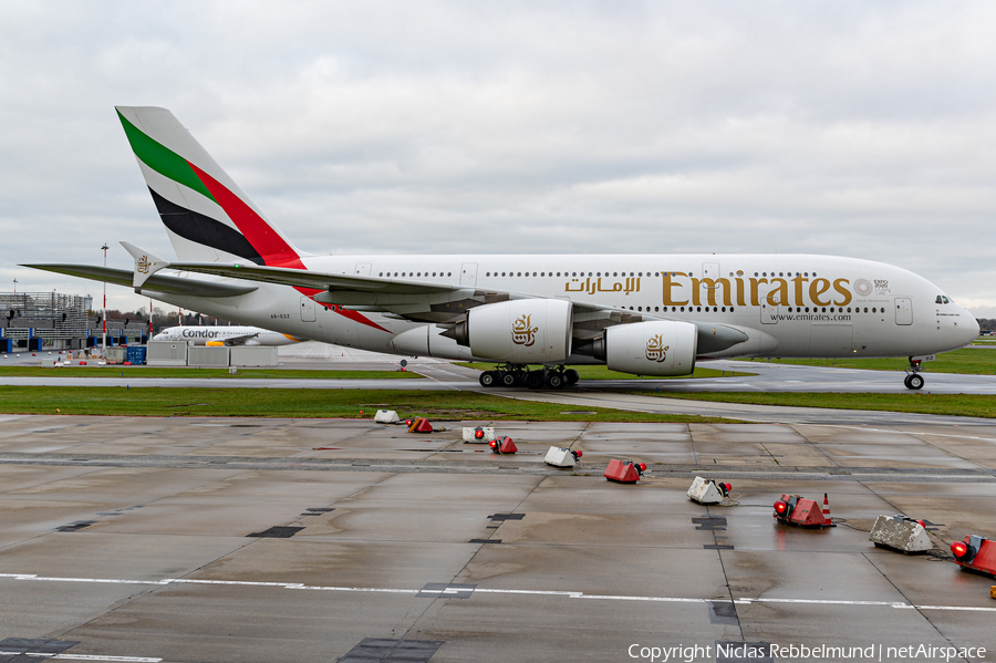Emirates Airbus A380-861 (A6-EOZ) | Photo 481612