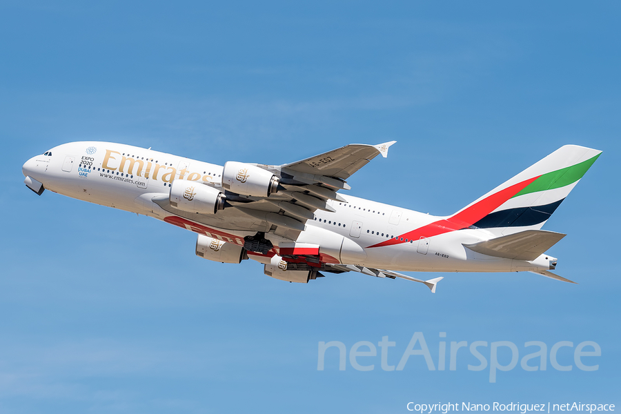 Emirates Airbus A380-861 (A6-EOZ) | Photo 165758