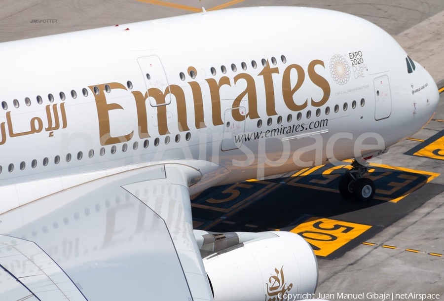Emirates Airbus A380-861 (A6-EOZ) | Photo 352413