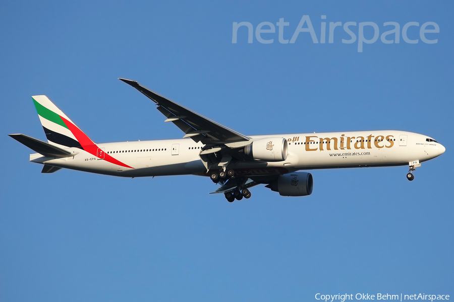 Emirates Boeing 777-31H(ER) (A6-EPA) | Photo 118181