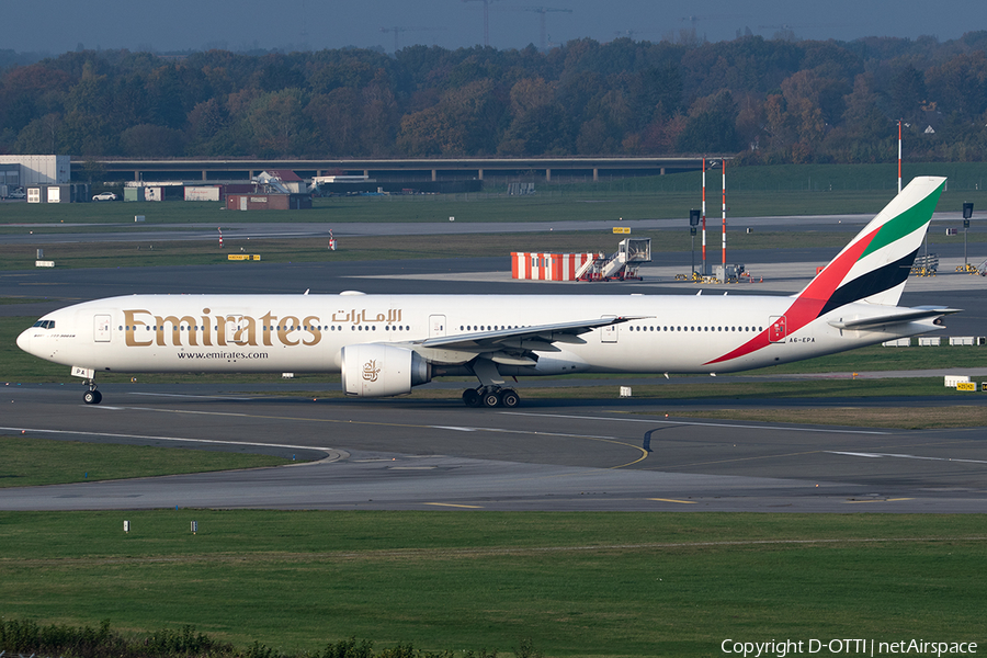 Emirates Boeing 777-31H(ER) (A6-EPA) | Photo 534335