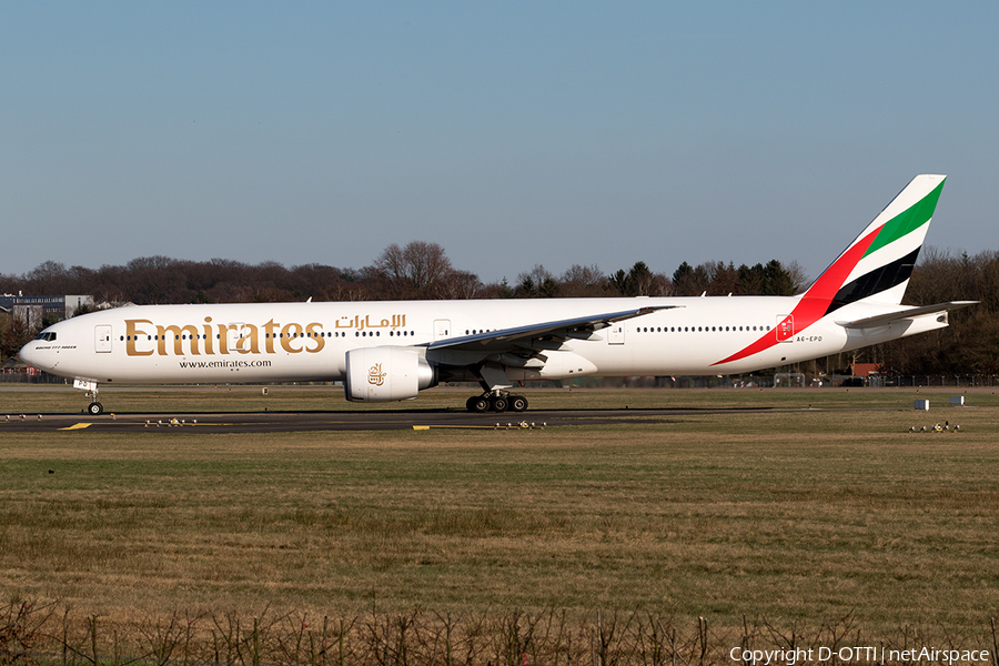 Emirates Boeing 777-31H(ER) (A6-EPD) | Photo 151806