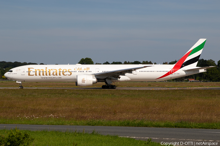 Emirates Boeing 777-31H(ER) (A6-EQA) | Photo 332256