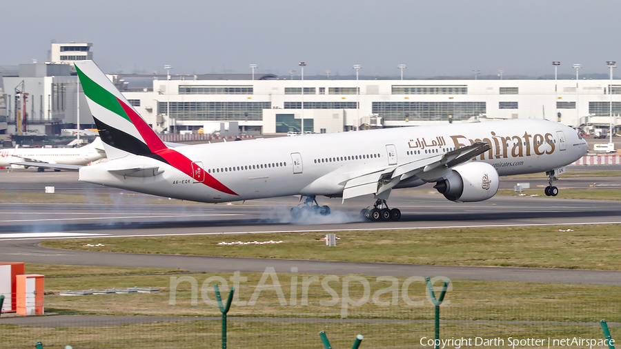 Emirates Boeing 777-31H(ER) (A6-EQK) | Photo 355702