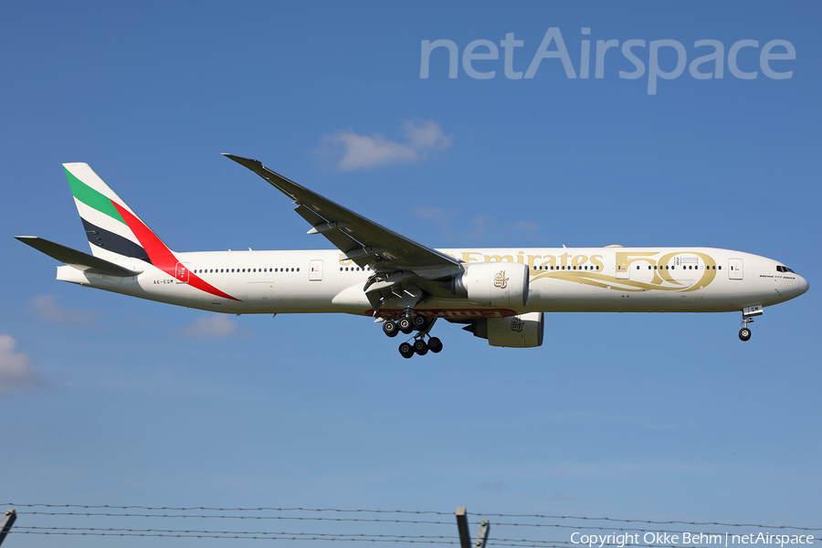 Emirates Boeing 777-31H(ER) (A6-EQM) | Photo 475254