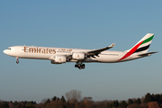 Emirates Airbus A340-541 (A6-ERB) at  Hamburg - Fuhlsbuettel (Helmut Schmidt), Germany