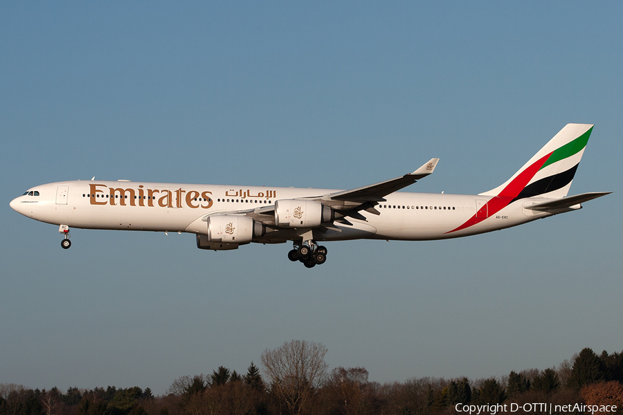 Emirates Airbus A340-541 (A6-ERC) | Photo 318708