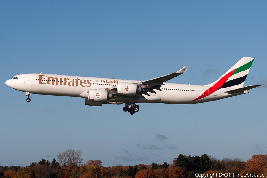 Emirates Airbus A340-541 (A6-ERD) | Photo 213710