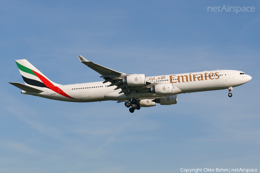 Emirates Airbus A340-541 (A6-ERD) | Photo 38544