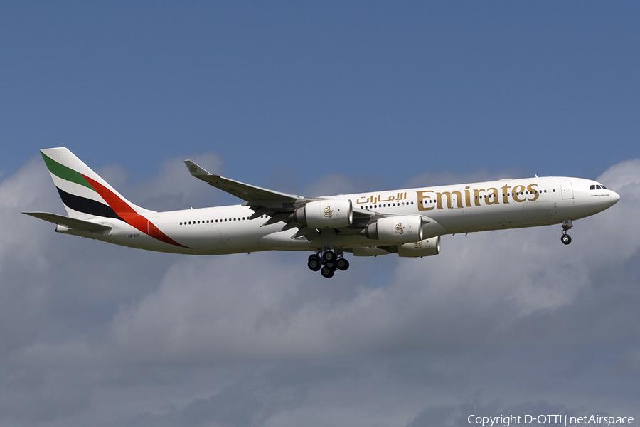 Emirates Airbus A340-541 (A6-ERE) | Photo 284034