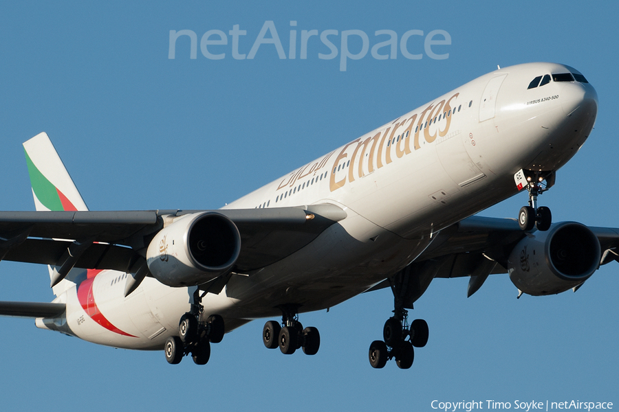Emirates Airbus A340-541 (A6-ERE) | Photo 21986