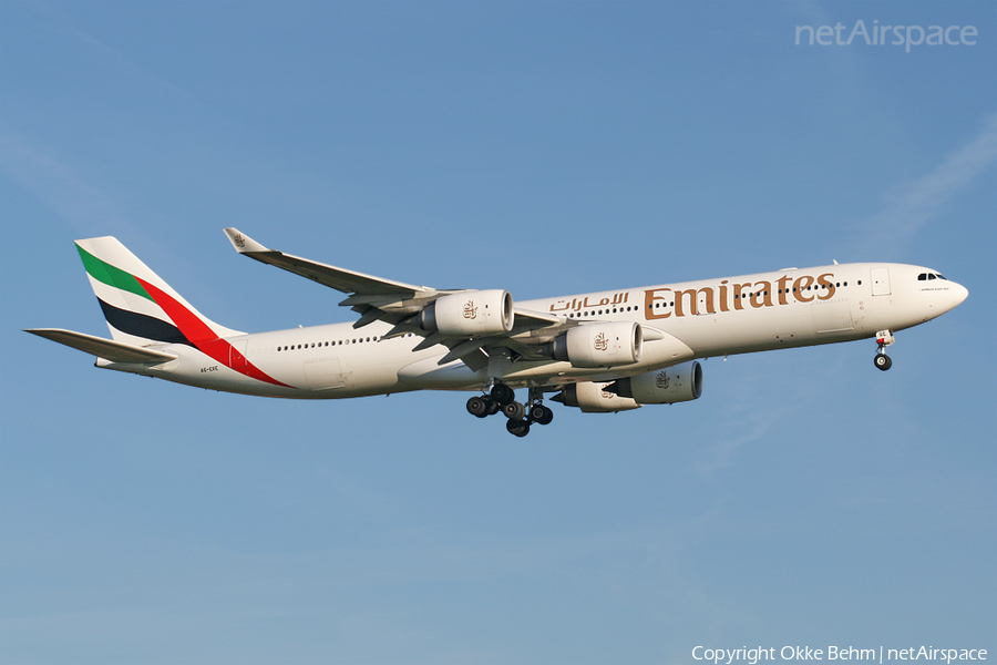 Emirates Airbus A340-541 (A6-ERE) | Photo 38545