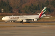 Emirates Airbus A340-541 (A6-ERE) at  Hamburg - Fuhlsbuettel (Helmut Schmidt), Germany