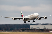 Emirates Airbus A340-541 (A6-ERF) at  Hamburg - Fuhlsbuettel (Helmut Schmidt), Germany