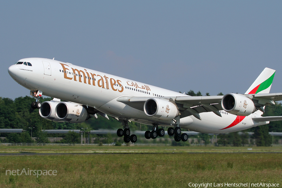 Emirates Airbus A340-541 (A6-ERF) | Photo 411643