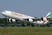 Emirates Airbus A340-541 (A6-ERF) at  Hamburg - Fuhlsbuettel (Helmut Schmidt), Germany