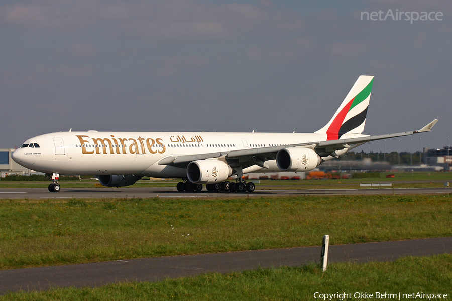 Emirates Airbus A340-541 (A6-ERI) | Photo 38549