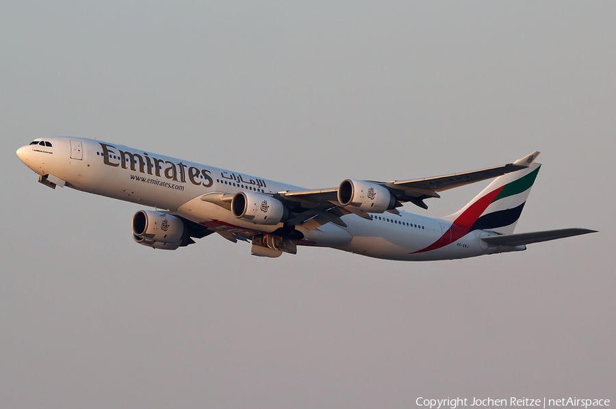 Emirates Airbus A340-541 (A6-ERJ) | Photo 48725