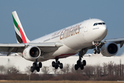 Emirates Airbus A340-541 (A6-ERJ) at  Hamburg - Fuhlsbuettel (Helmut Schmidt), Germany