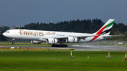 Emirates Airbus A340-541 (A6-ERJ) at  Hamburg - Fuhlsbuettel (Helmut Schmidt), Germany