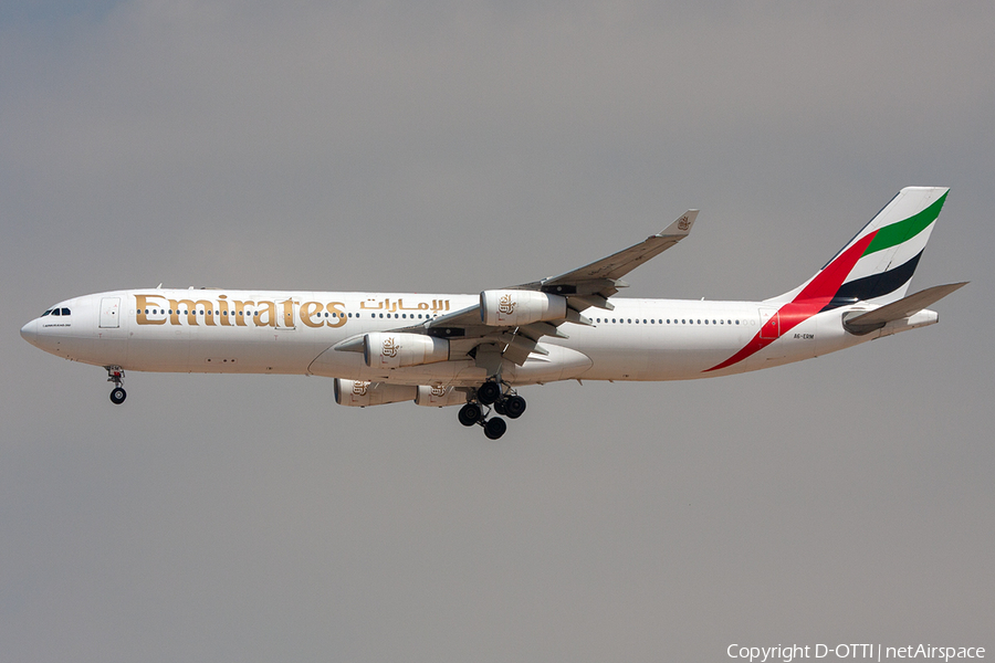 Emirates Airbus A340-313 (A6-ERM) | Photo 285481
