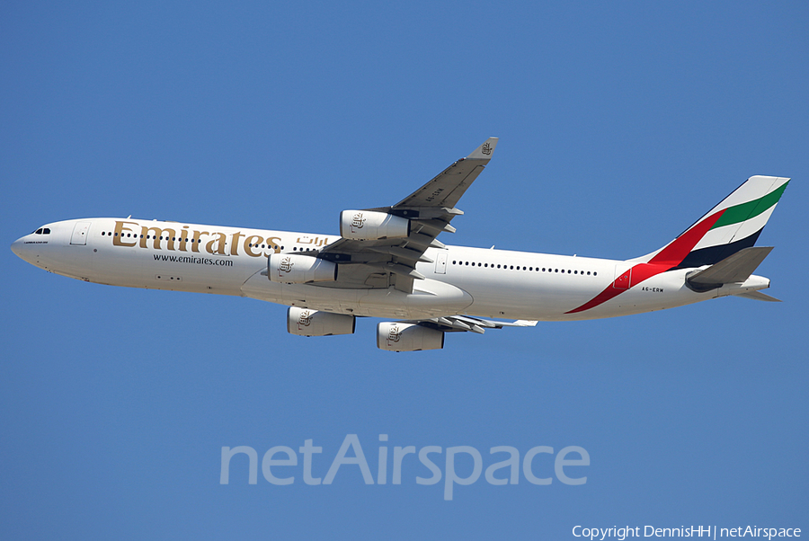 Emirates Airbus A340-313 (A6-ERM) | Photo 389098