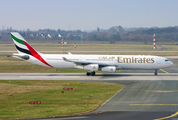 Emirates Airbus A340-313X (A6-ERN) at  Dusseldorf - International, Germany
