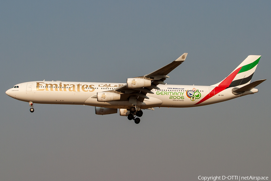Emirates Airbus A340-313X (A6-ERO) | Photo 205452
