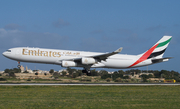 Emirates Airbus A340-313X (A6-ERP) at  Luqa - Malta International, Malta