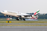 Emirates Airbus A340-313X (A6-ERQ) at  Milan - Malpensa, Italy