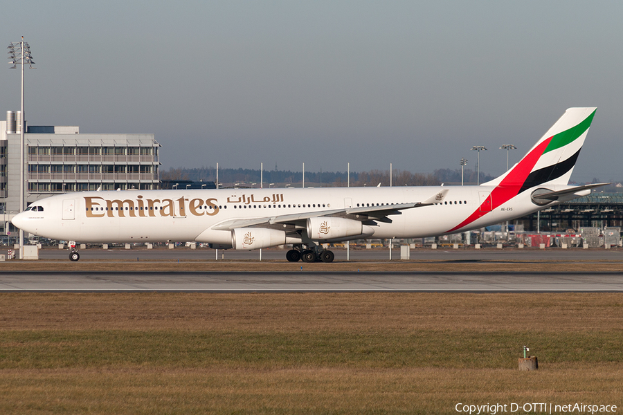 Emirates Airbus A340-313X (A6-ERS) | Photo 192728