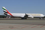 Emirates Airbus A340-313X (A6-ERS) at  Milan - Malpensa, Italy