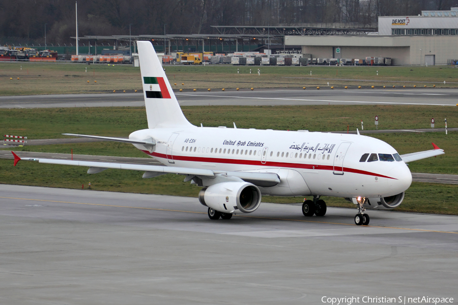 United Arab Emirates Government (Sharjah) Airbus A319-133X CJ (A6-ESH) | Photo 98420
