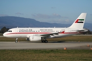 United Arab Emirates Government (Sharjah) Airbus A319-133X CJ (A6-ESH) at  Geneva - International, Switzerland