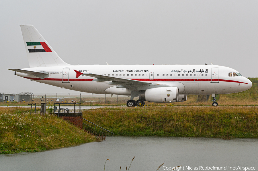 United Arab Emirates Government (Sharjah) Airbus A319-133X CJ (A6-ESH) | Photo 393684
