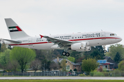 United Arab Emirates Government (Sharjah) Airbus A319-133X CJ (A6-ESH) at  Hamburg - Fuhlsbuettel (Helmut Schmidt), Germany