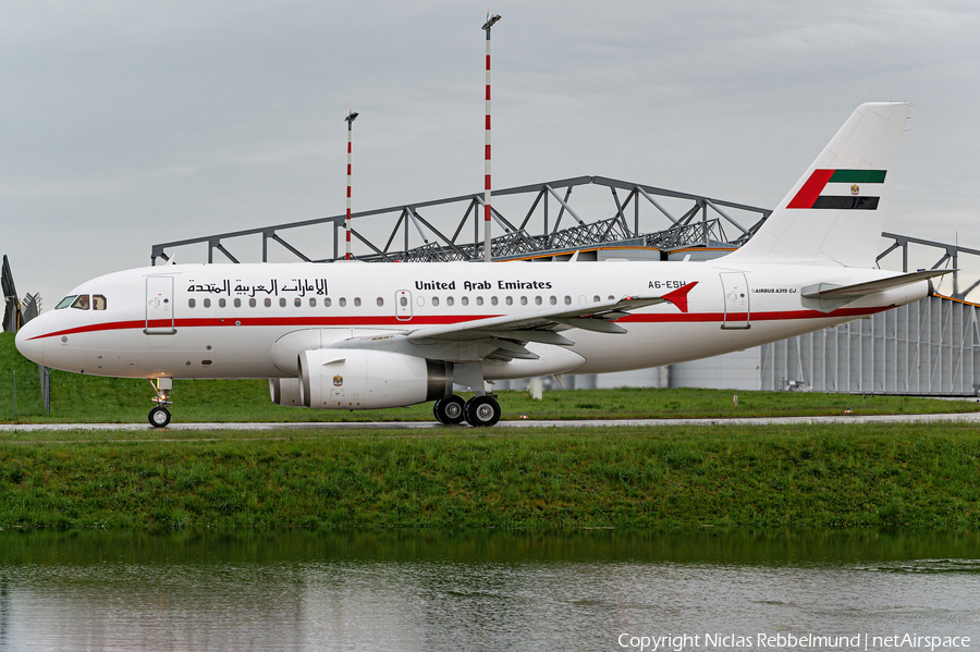 United Arab Emirates Government (Sharjah) Airbus A319-133X CJ (A6-ESH) | Photo 446961