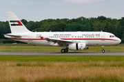 United Arab Emirates Government (Sharjah) Airbus A319-133X CJ (A6-ESH) at  Hamburg - Fuhlsbuettel (Helmut Schmidt), Germany