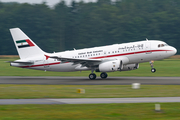 United Arab Emirates Government (Sharjah) Airbus A319-133X CJ (A6-ESH) at  Hamburg - Fuhlsbuettel (Helmut Schmidt), Germany