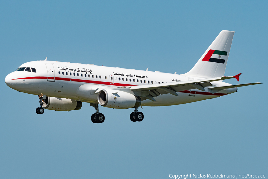 United Arab Emirates Government (Sharjah) Airbus A319-133X CJ (A6-ESH) | Photo 507242