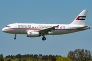 United Arab Emirates Government (Sharjah) Airbus A319-133X CJ (A6-ESH) at  Hamburg - Fuhlsbuettel (Helmut Schmidt), Germany