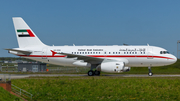 United Arab Emirates Government (Sharjah) Airbus A319-133X CJ (A6-ESH) at  Hamburg - Fuhlsbuettel (Helmut Schmidt), Germany