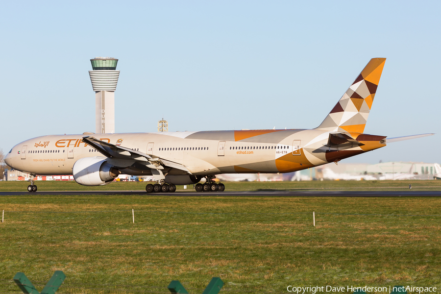 Etihad Airways Boeing 777-3FX(ER) (A6-ETB) | Photo 292132