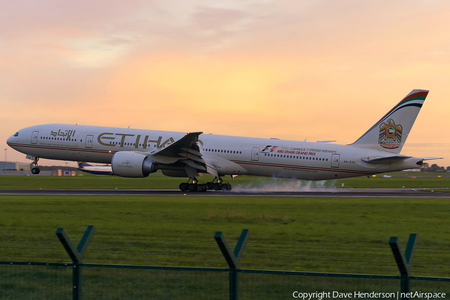 Etihad Airways Boeing 777-3FX(ER) (A6-ETE) | Photo 32838