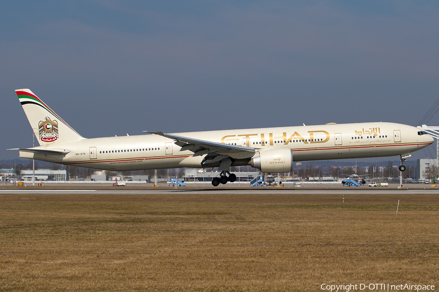 Etihad Airways Boeing 777-3FX(ER) (A6-ETK) | Photo 233201