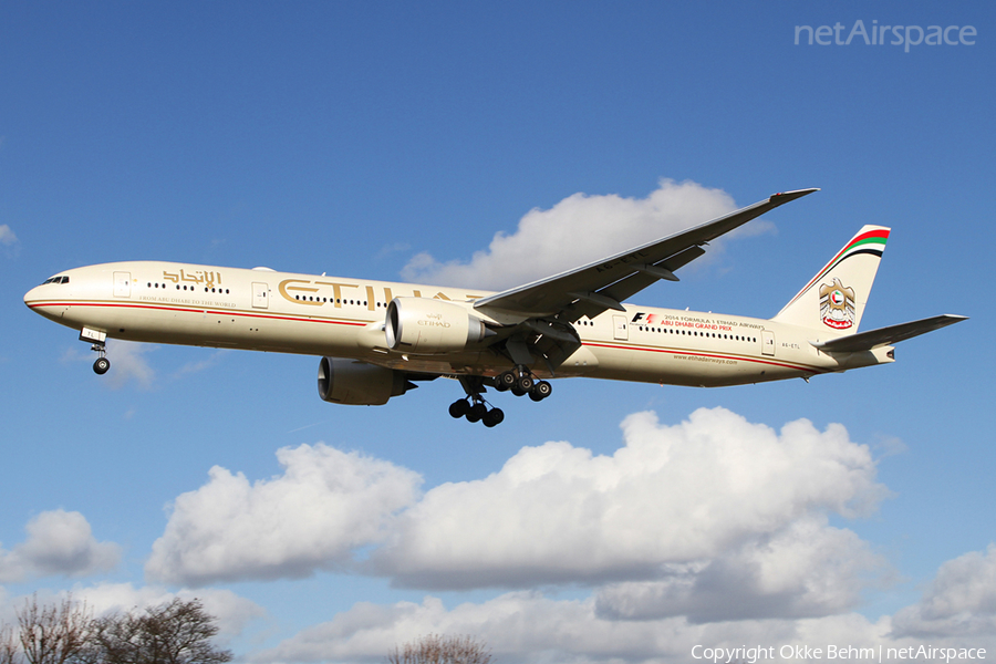 Etihad Airways Boeing 777-3FX(ER) (A6-ETL) | Photo 41584
