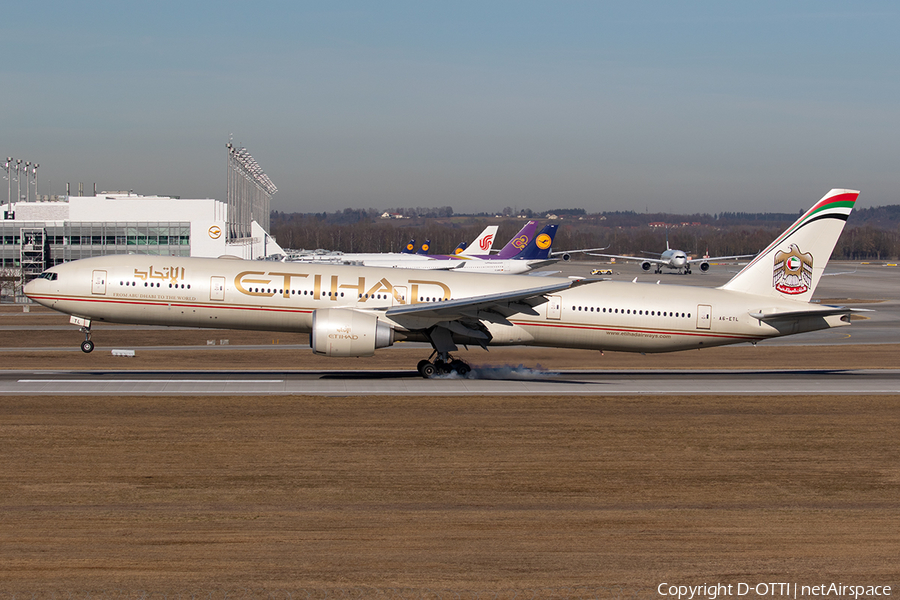 Etihad Airways Boeing 777-3FX(ER) (A6-ETL) | Photo 297777