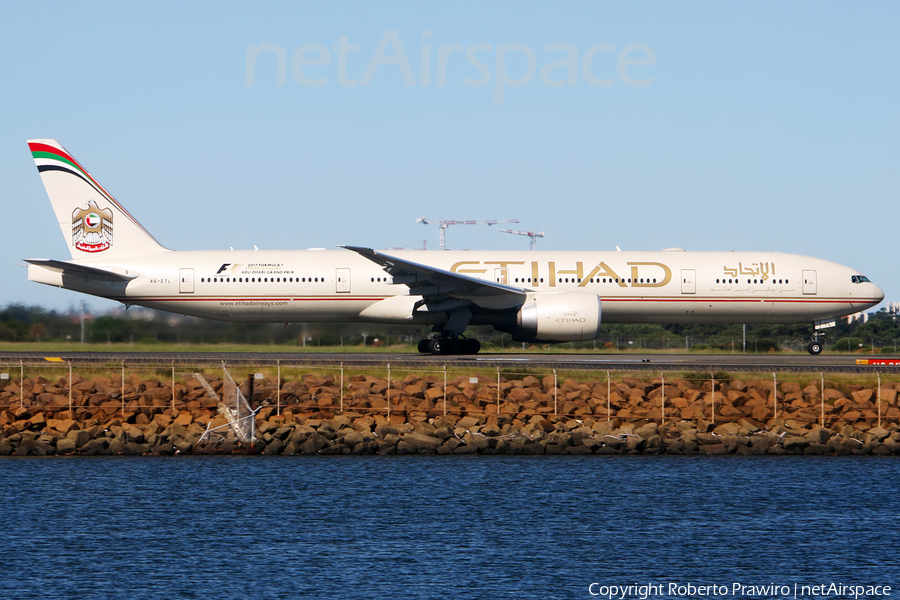 Etihad Airways Boeing 777-3FX(ER) (A6-ETL) | Photo 525878